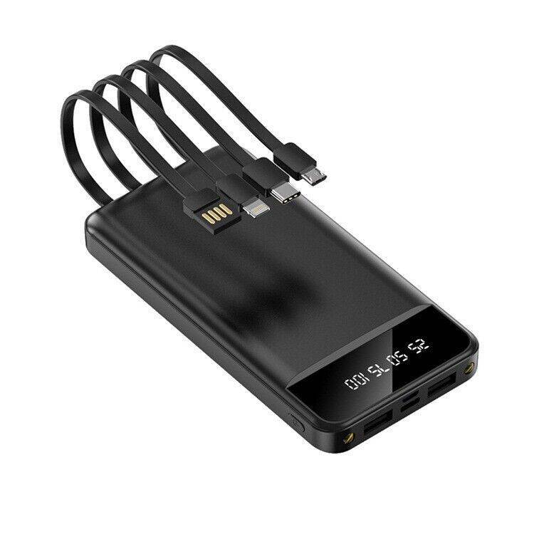 Ultra-thin Magnetic Power Bank - Portable & Stylish in black, featuring MagSafe ring design and compact USB-C charging port.